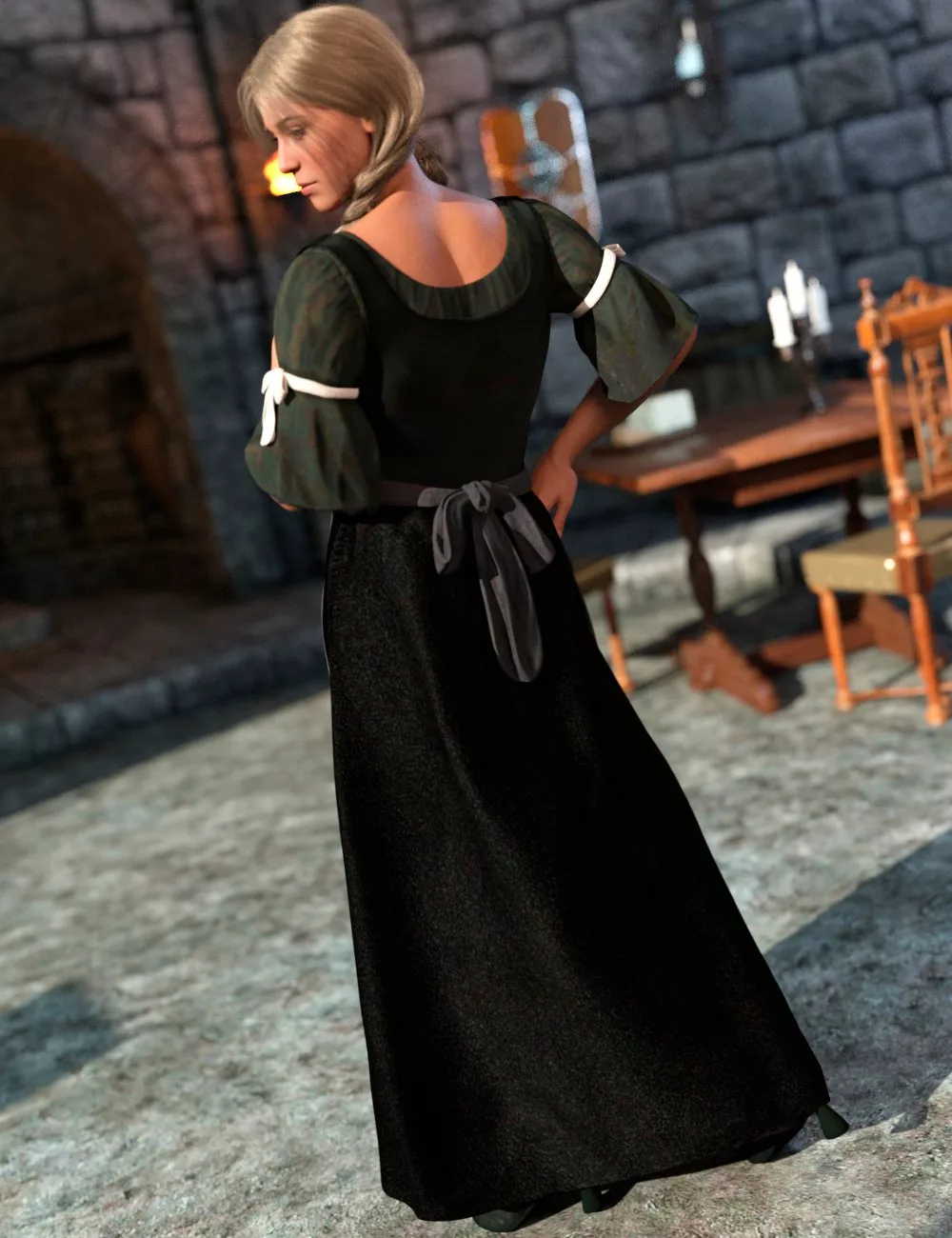 dForce Tavern Maid for Genesis 9