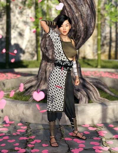 dforcewanderingsamuraioutfitforgenesis8andgenesis81females00maindaz3d1