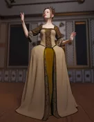 dForce Gown of Fantasy 4 for Genesis 9