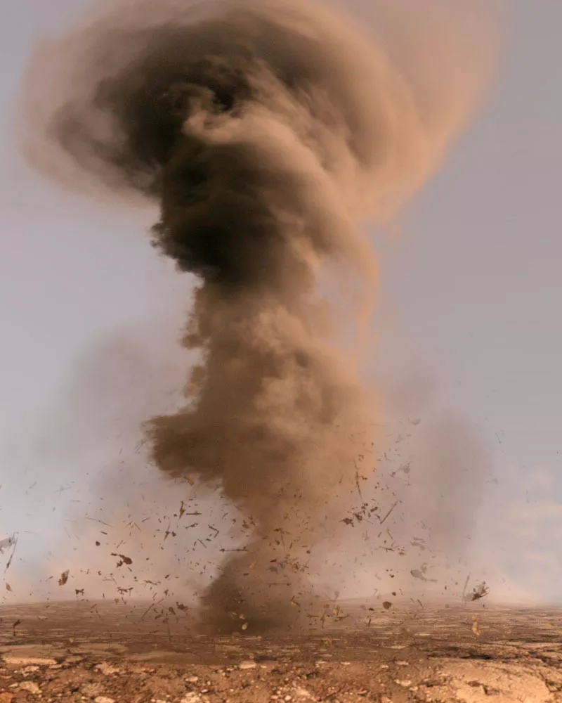 Photo Props: Swirling Tornado Effect