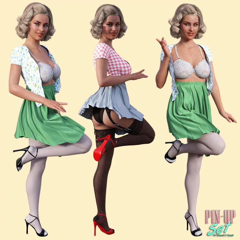 Pin-Up Set for G8F