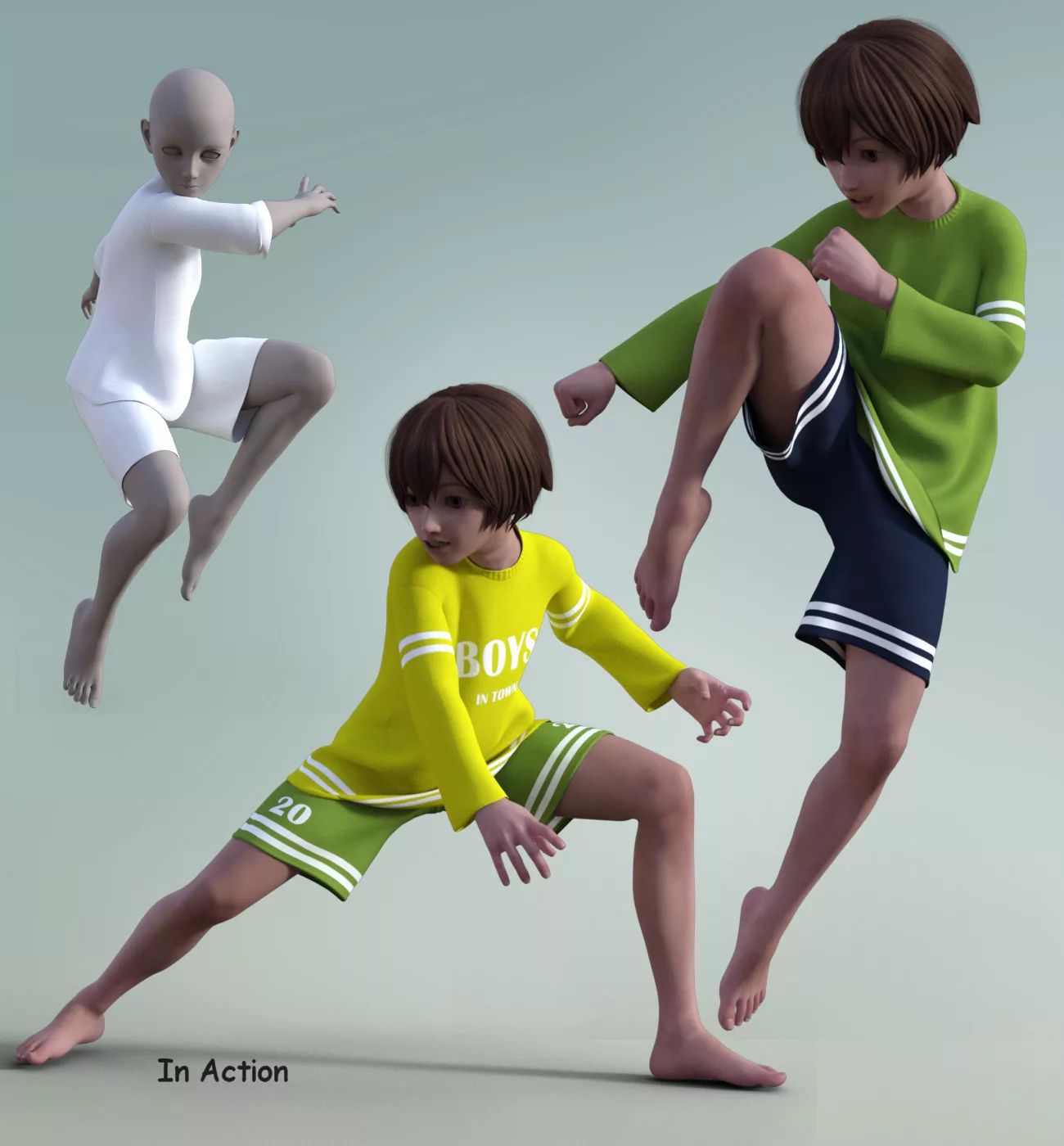 dForce Toon Shirt Set for G8M