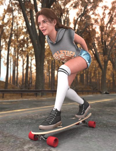 longboardheroposesandlongboardforgenesis81female00maindaz3d1