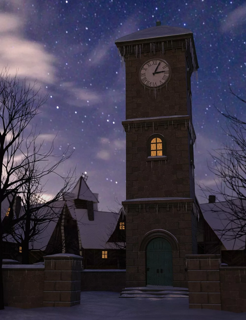 Orestes Winter Clock Tower