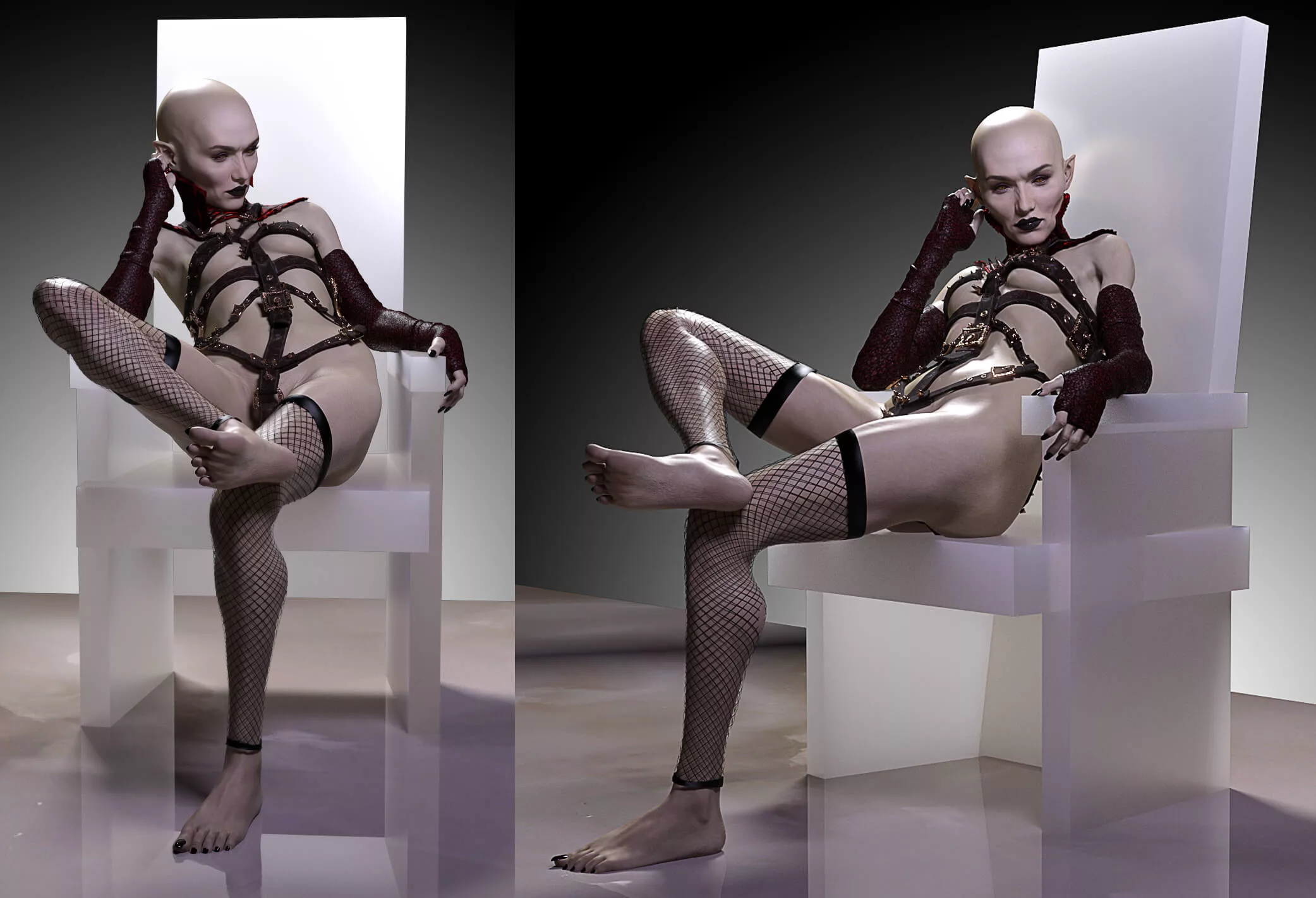 Seat of Power - Poses for G8F