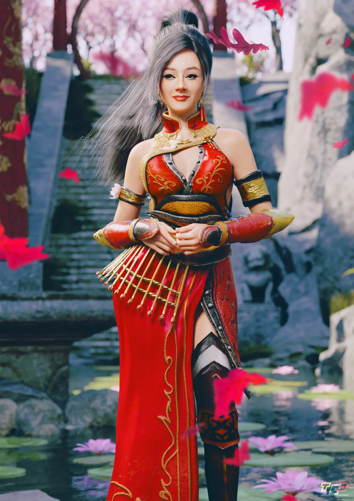 The Red Princess for Genesis 8 Female