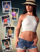 The Denim Attraction Outfit Set for Genesis 9