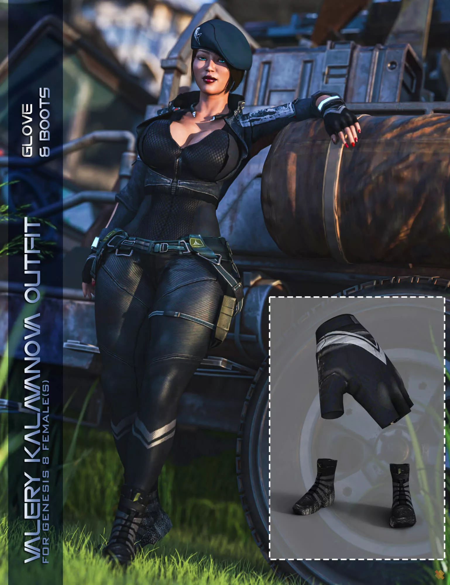 Valery Kalavanova Glove & Boots for G8F