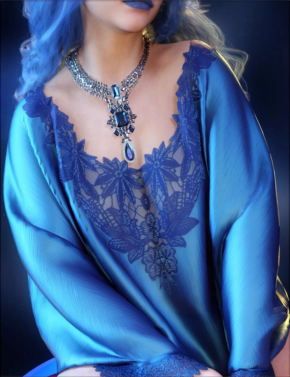 VYK Separates - dForce Batwing Shirt