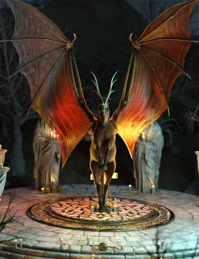 wingeddeathhierarchicalposesfordemonhorse00maindaz3d