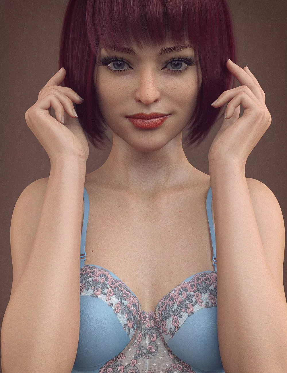 Ally and dForce Sling Lace Smock for Genesis 8 Female(s)