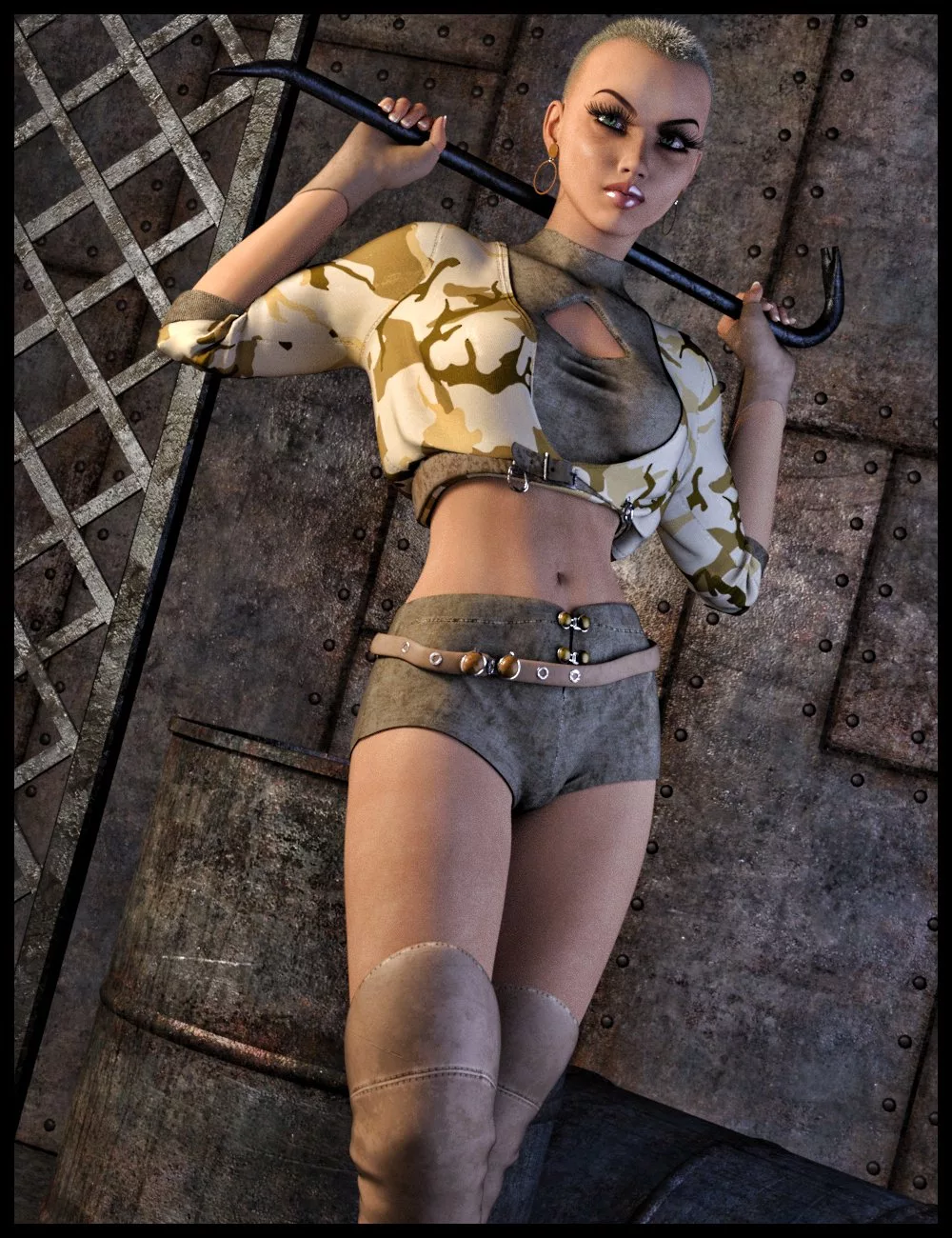 Adventure Textures for dForce Latex Outfit