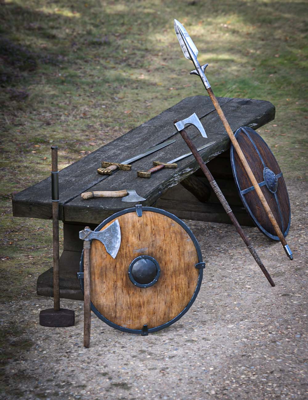 BW Viking Warrior Weapons BW Viking Warrior Weapons