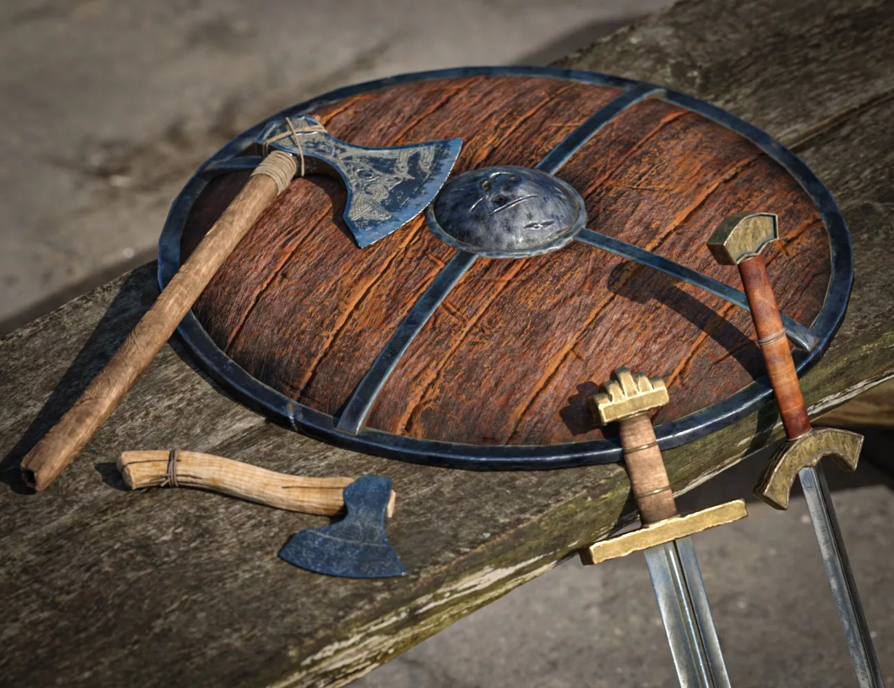 BW Viking Warrior Weapons