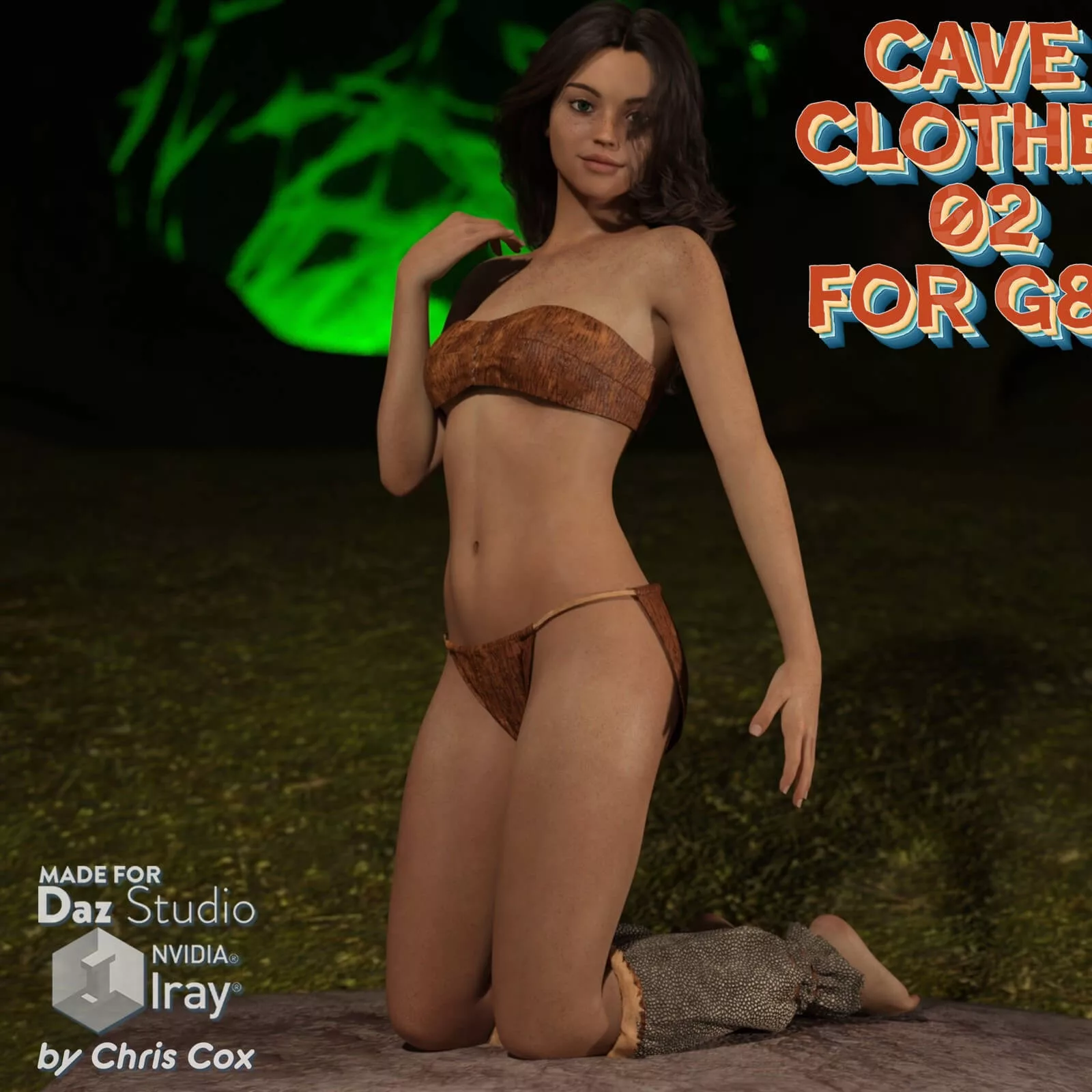 Cave Clothes 02 Outfit for G8F