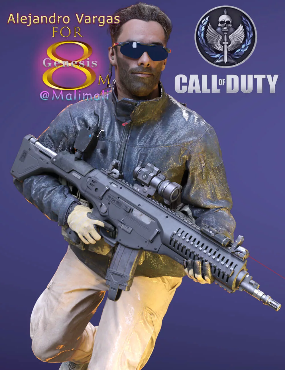 COD Alejandro Vargas and Outfit for G8M