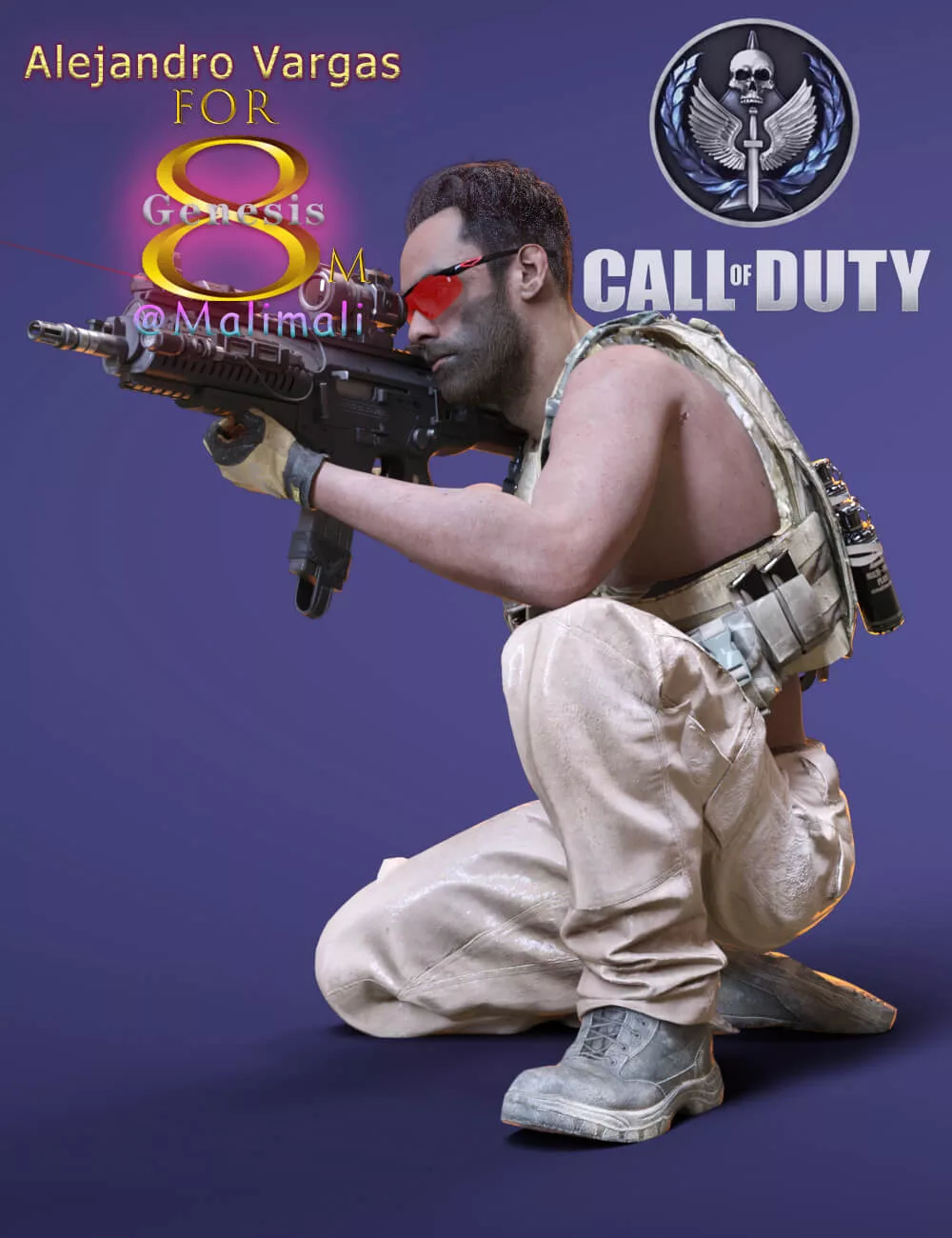 COD Alejandro Vargas and Outfit for G8M