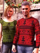 dForce M3D Holiday Sweater for Genesis 9