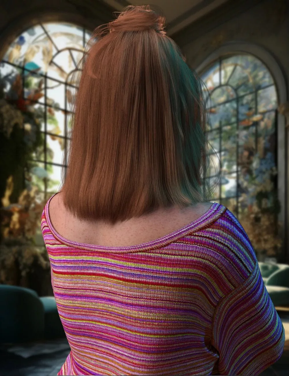 dForce Myra Hair for Genesis 9