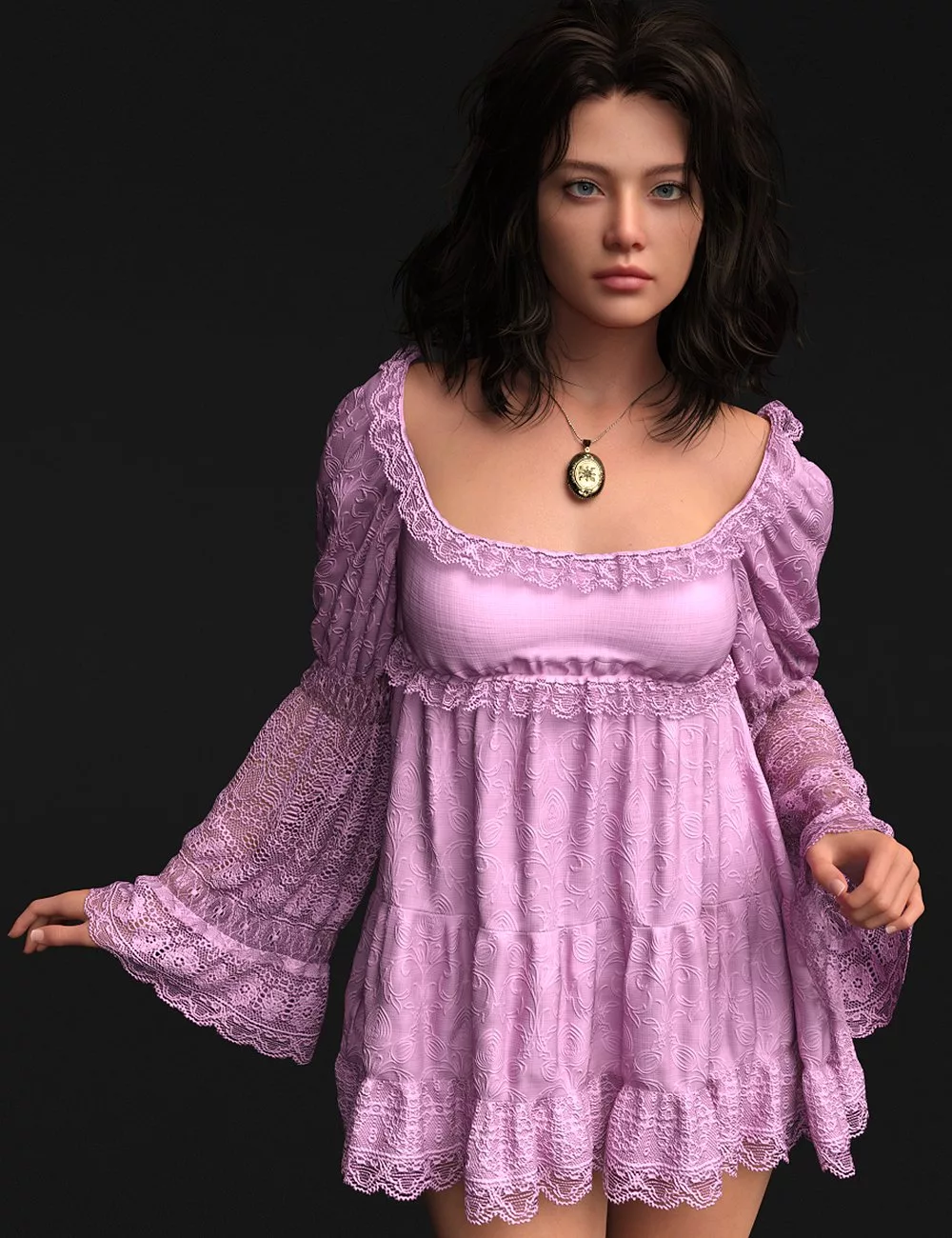 Diverse Add-on for the dForce Romantic Short Dress