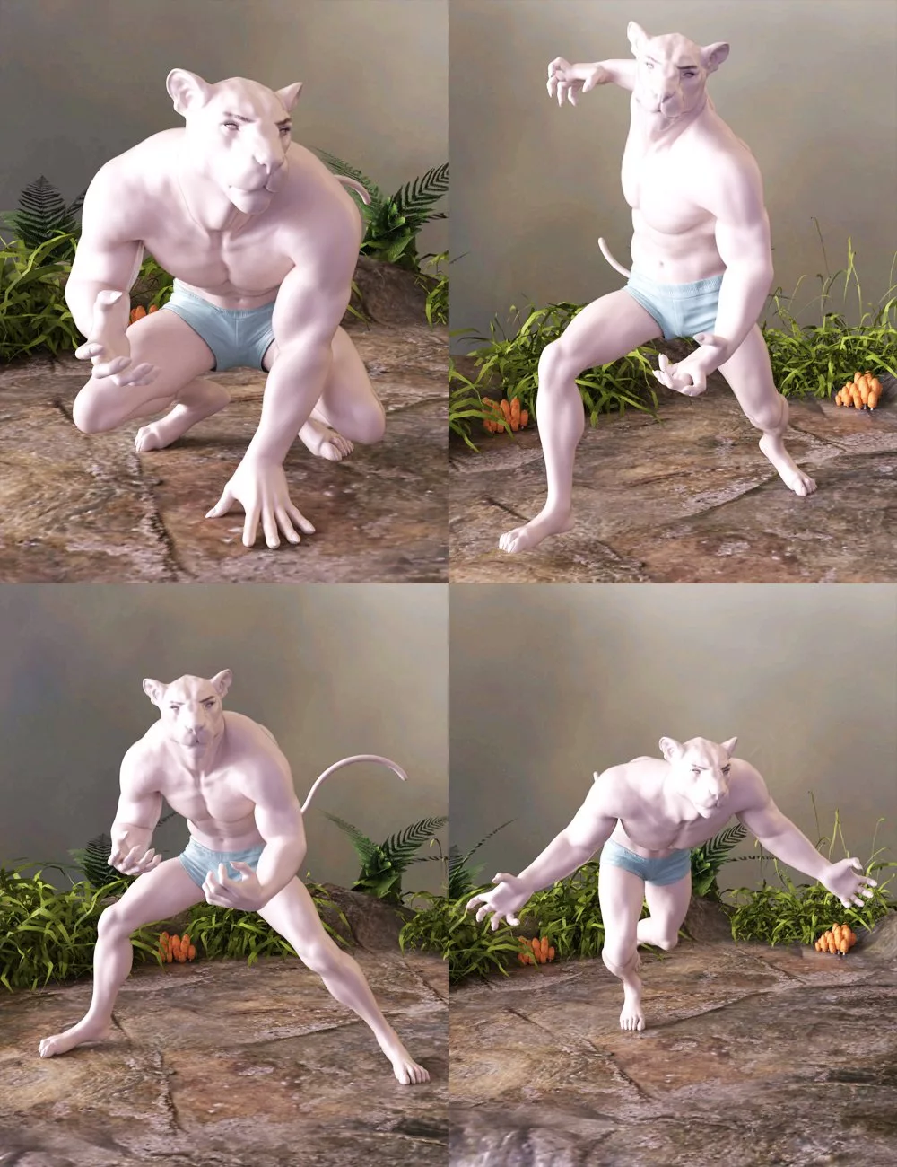 Ferocious Poses for Genesis 9, 8, 8.1 and 3