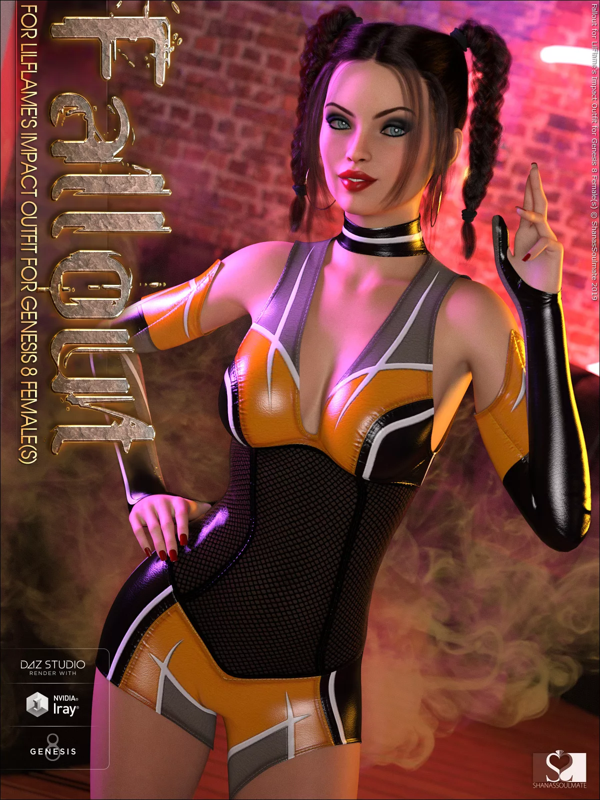 Fallout for Impact Outfit for Genesis 8 Female(s)