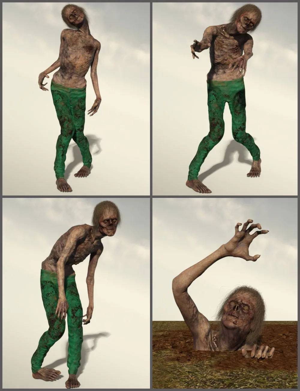 IGD Noshers Poses for Monster Mashup Zombies and Genesis 9