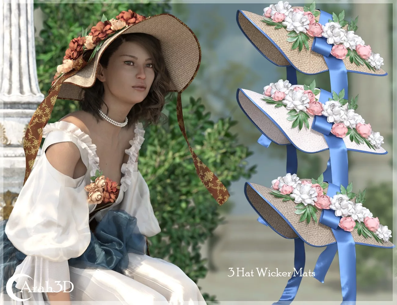 Arah3D Pastoral Summer D-force Outfit for G8F