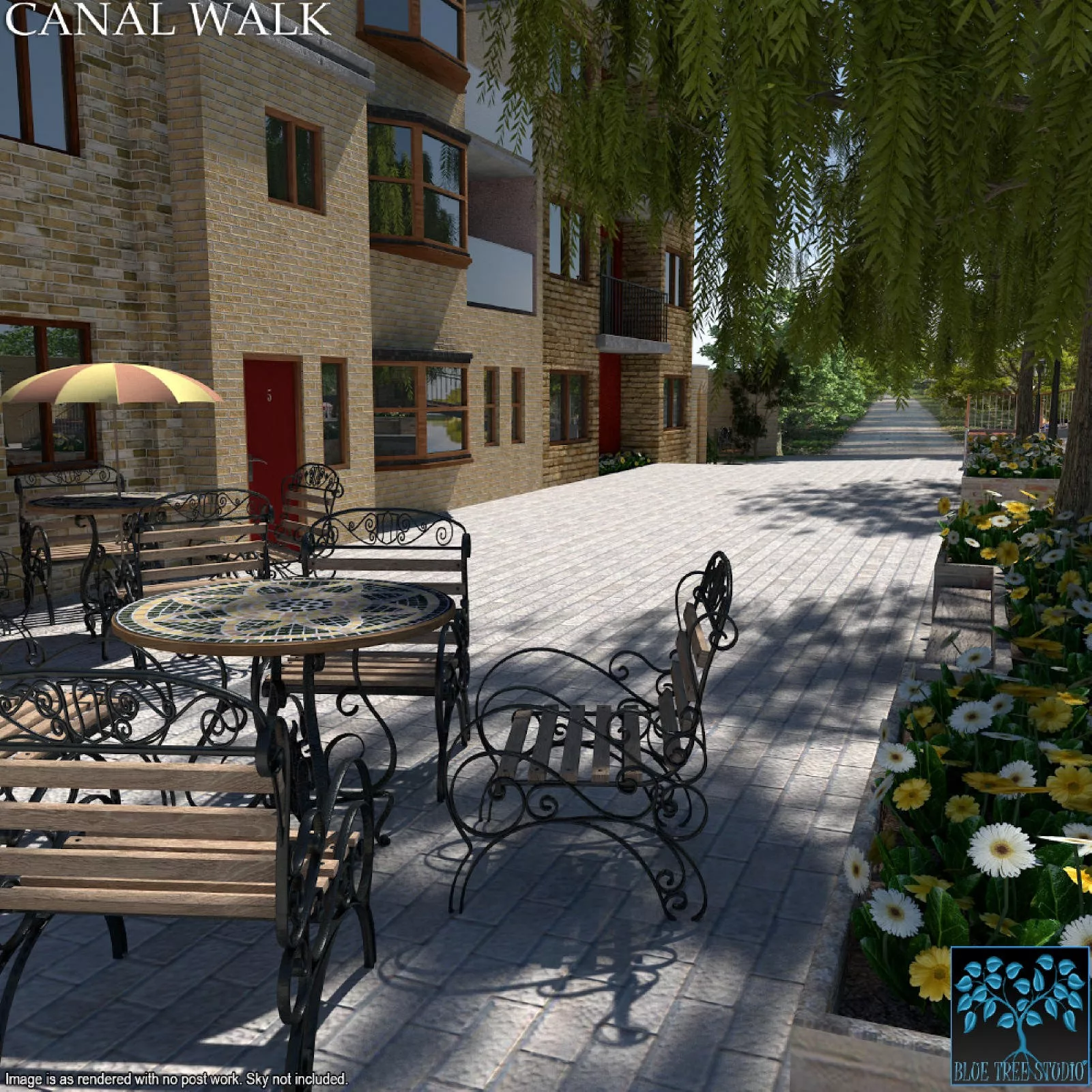 Canal Walk for Daz Studio