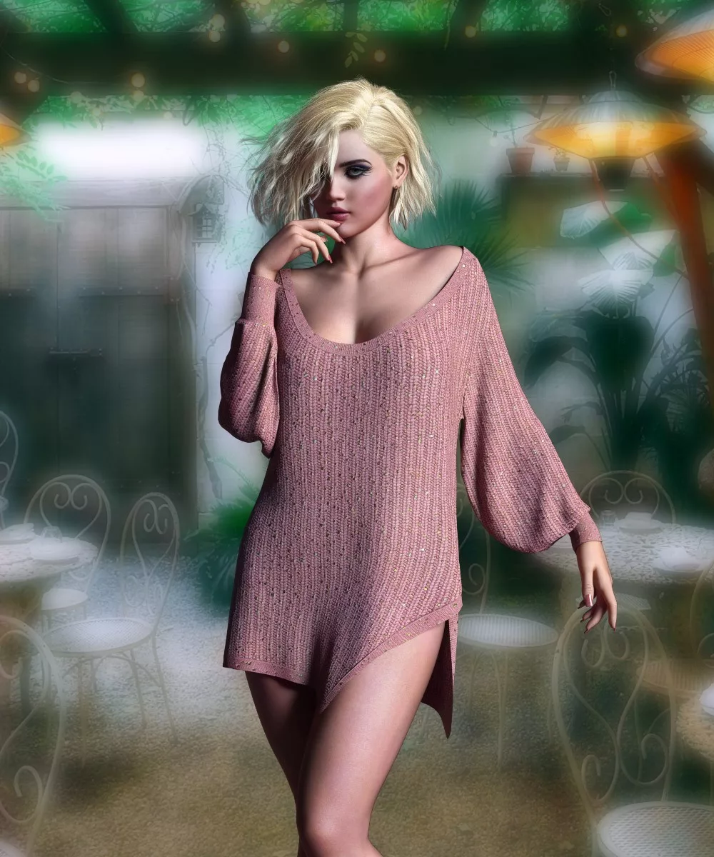 Maxi Sweater Dress for G8/8.1 Females