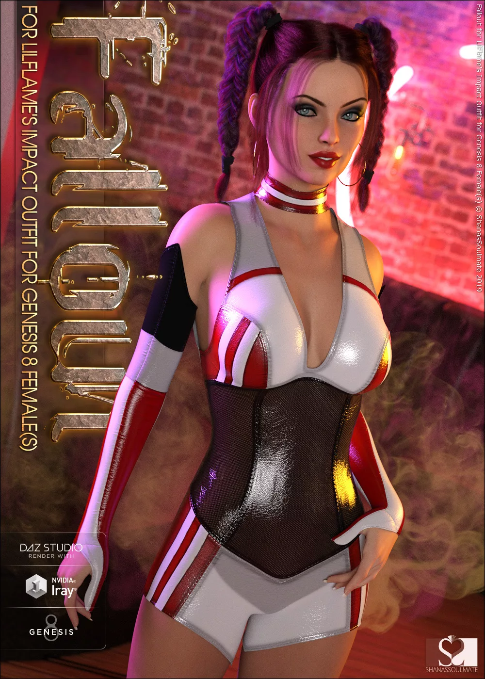 Fallout for Impact Outfit for Genesis 8 Female(s)