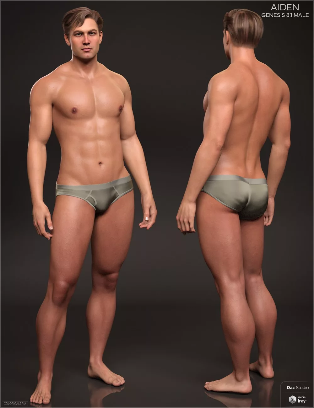 CGI Aiden for Genesis 8.1 Male