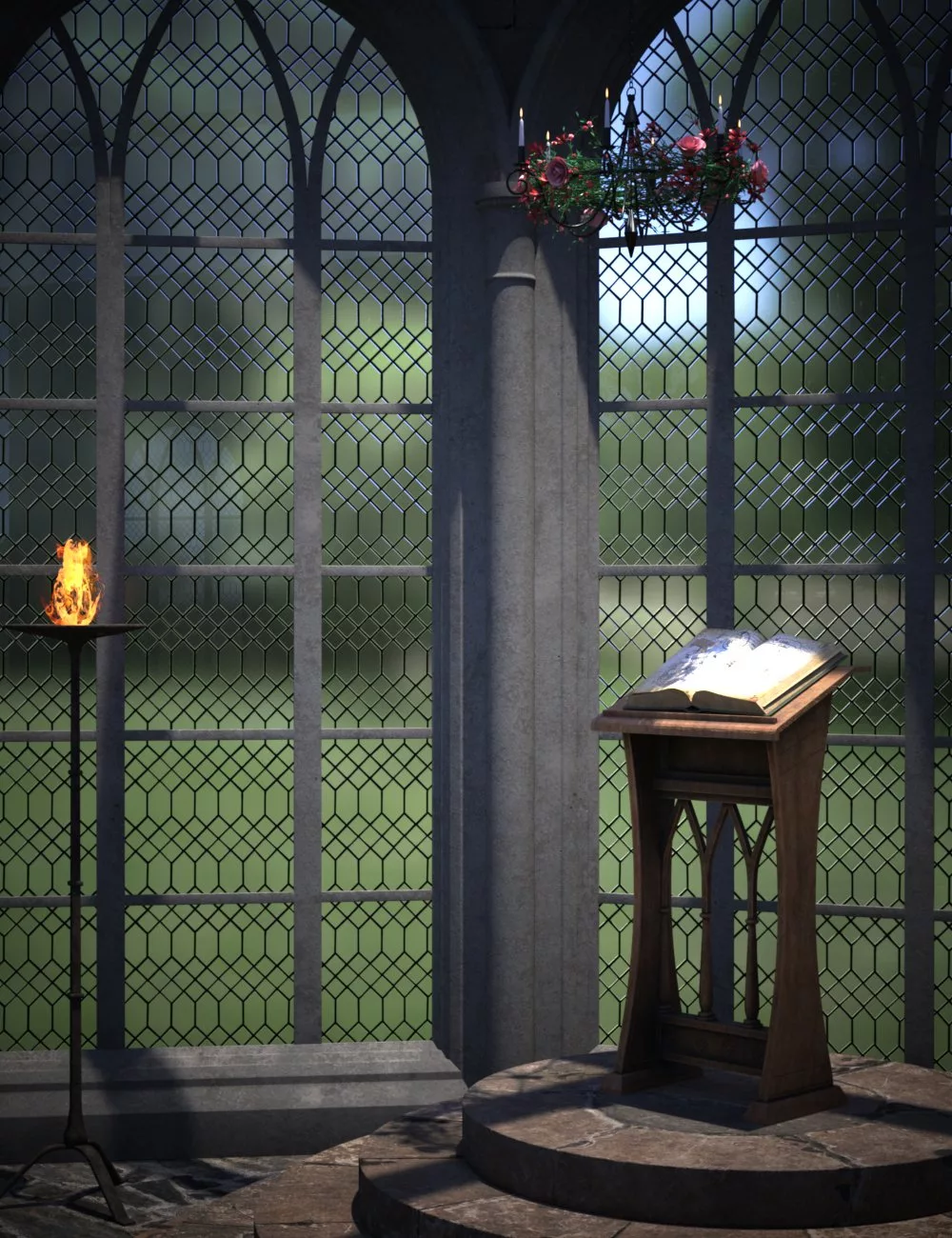 Medieval Windows - Iray Shaders