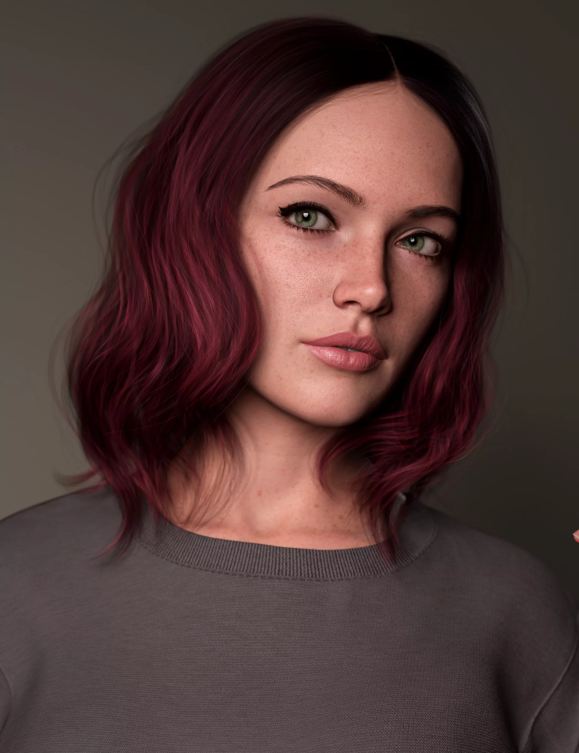 Medium Long Curly Style Hair Color Expansion