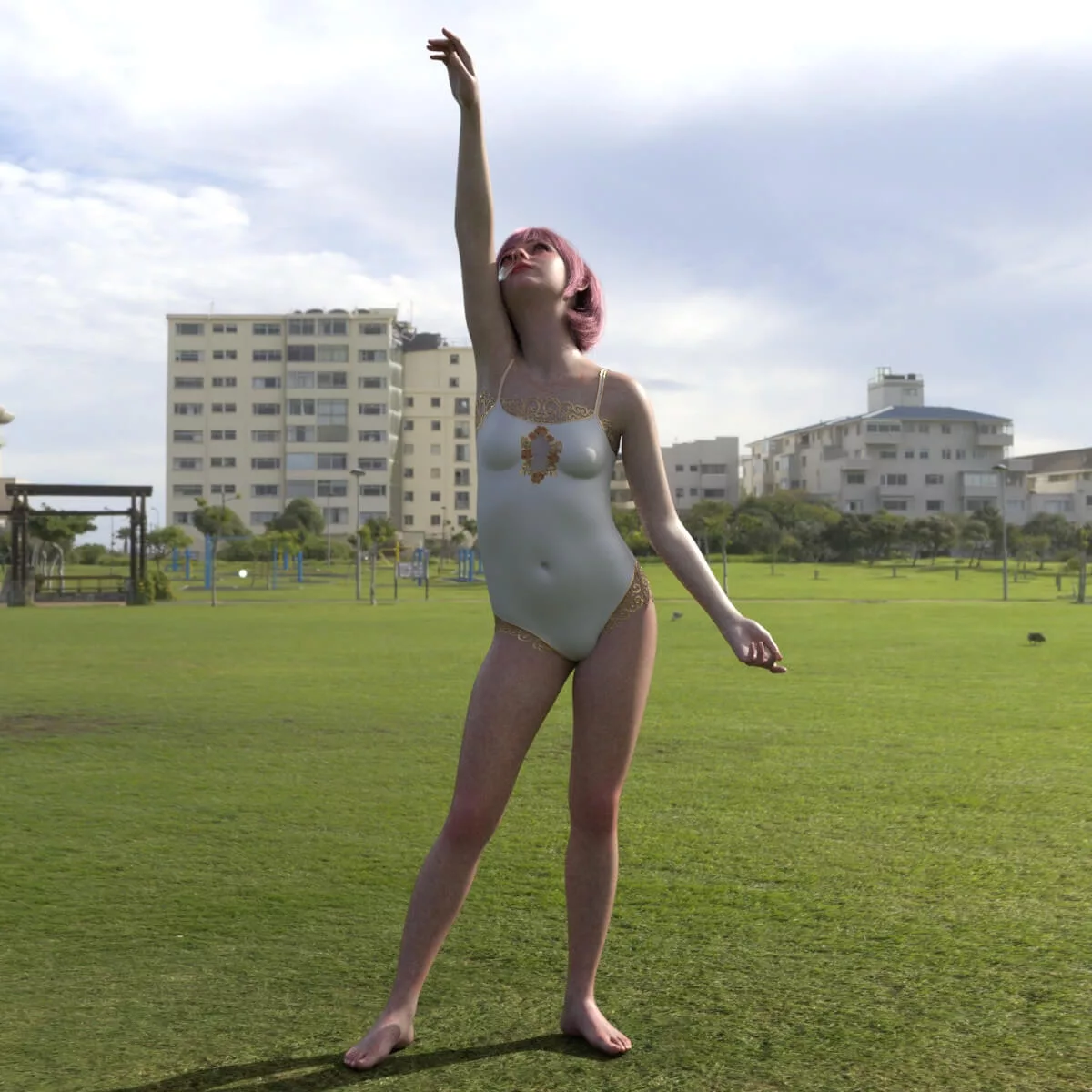 Natali Morph With 30 Poses for Genesis 9