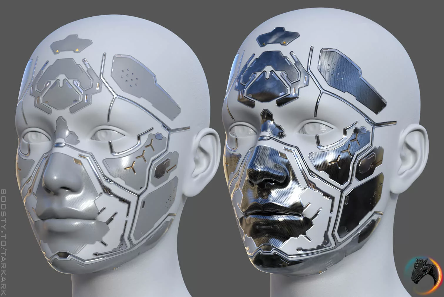 Roc Cyber Shell for Genesis 8, 8.1 Female and Male