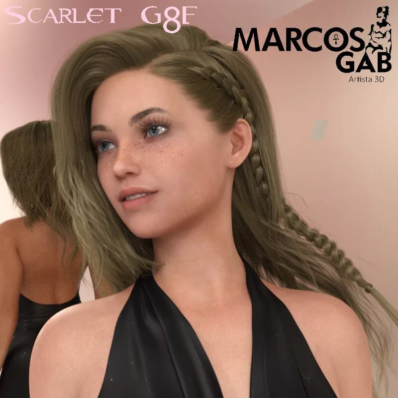 Scarlet For G8f ⋆ Freebies Daz 3d