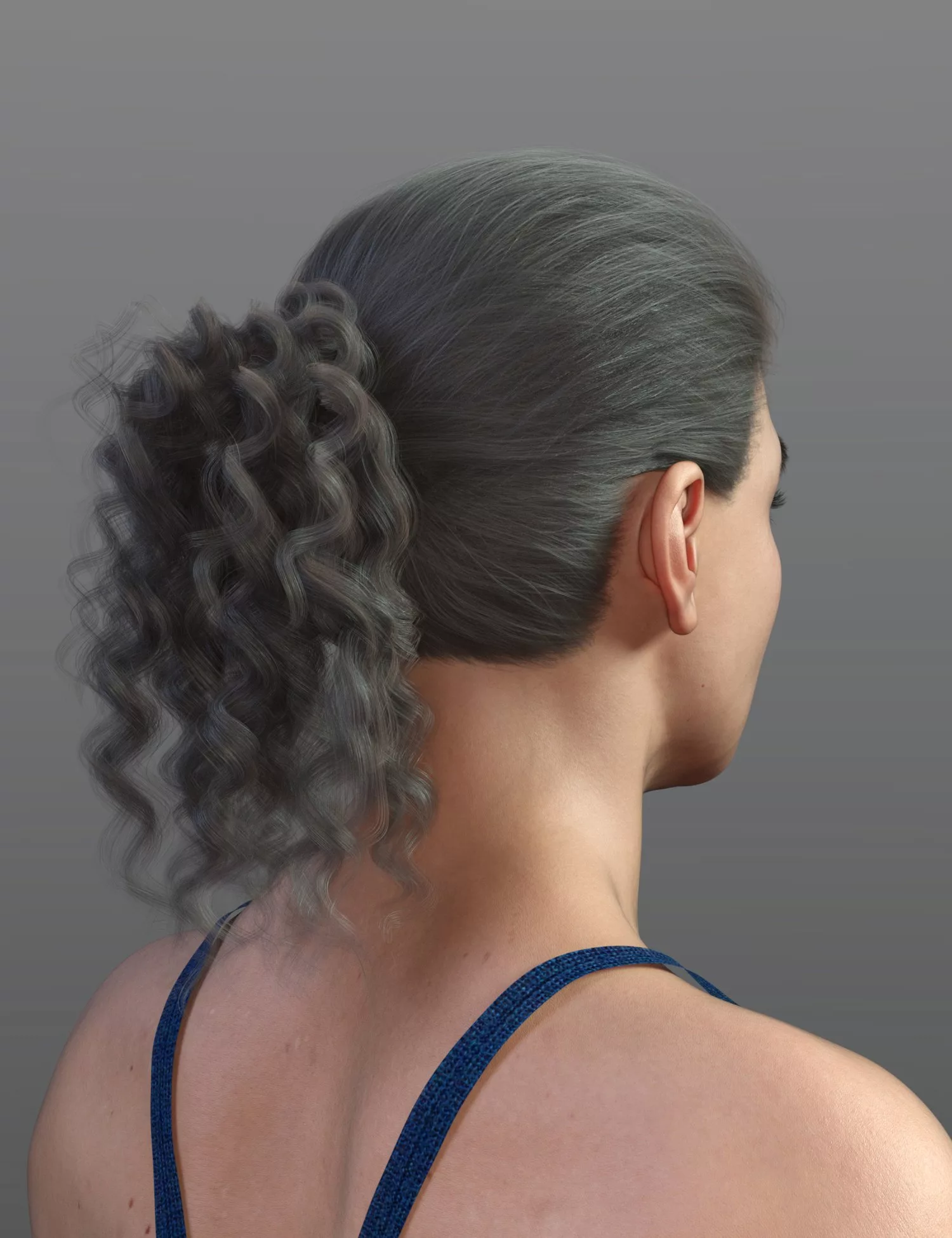 SPR Wavy Hair for Genesis 9