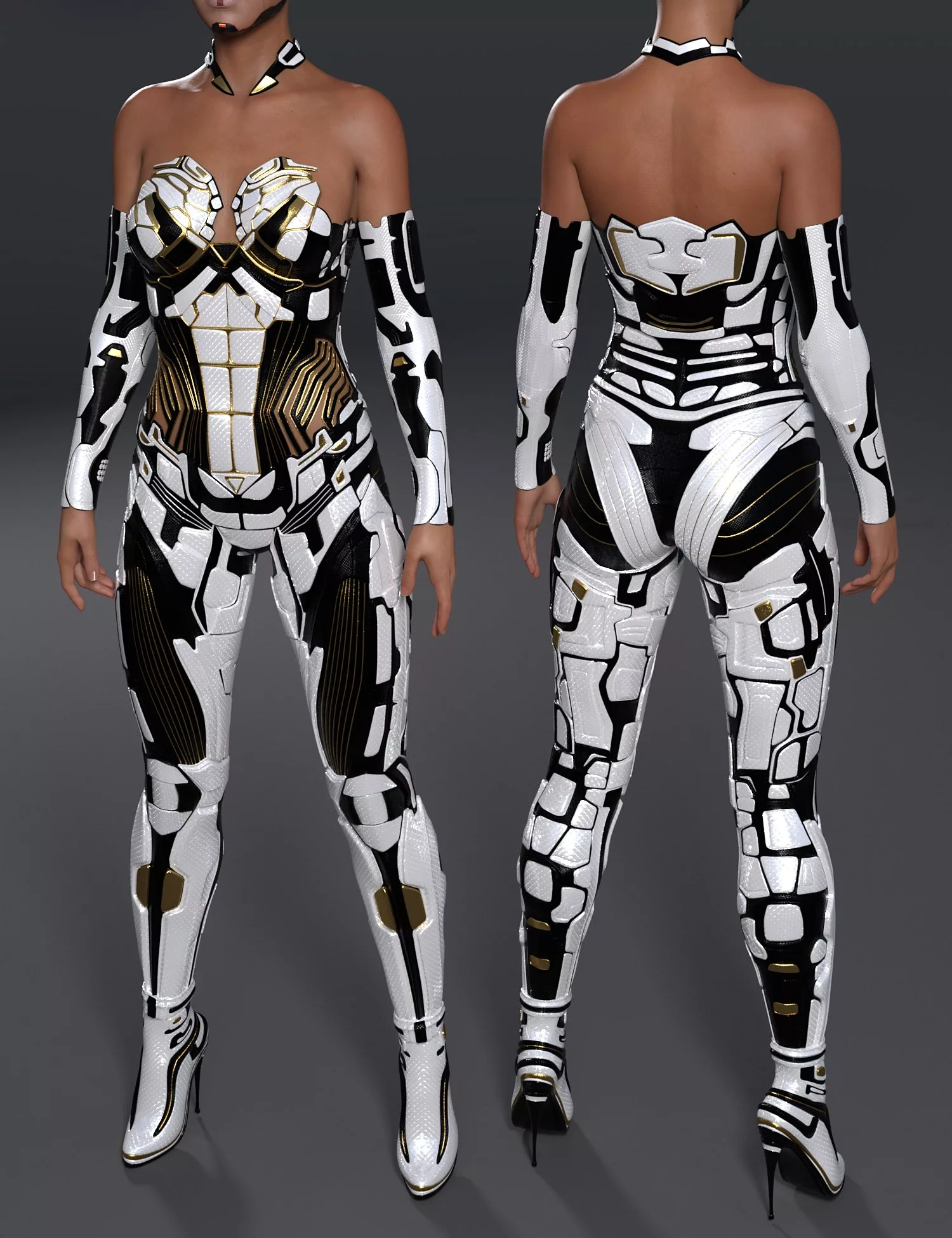 Virtual Divine Outfit for Genesis 8 and 8.1 Females