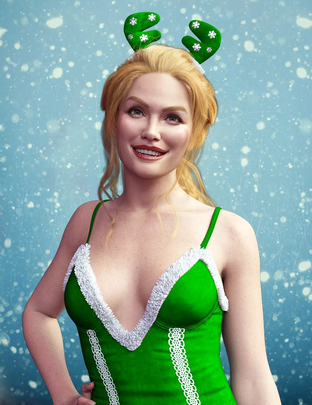 X-Fashion dForce Christmas Outfits for Genesis 9