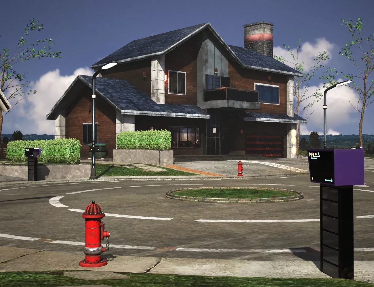 XI Futuristic Christmas Village Summer Add-on