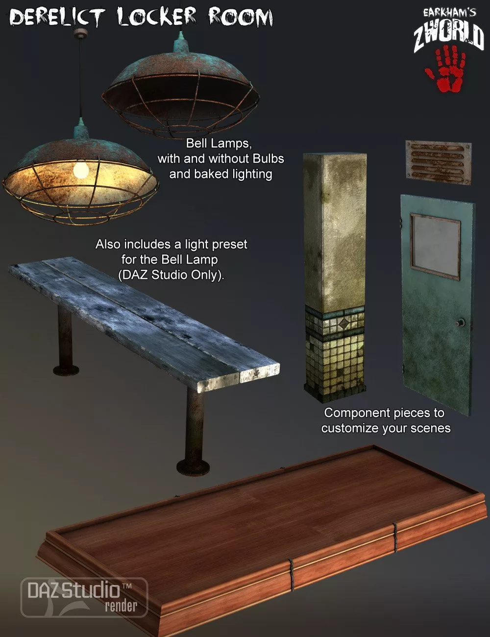 EArkham's ZWorld Derelict Locker Room