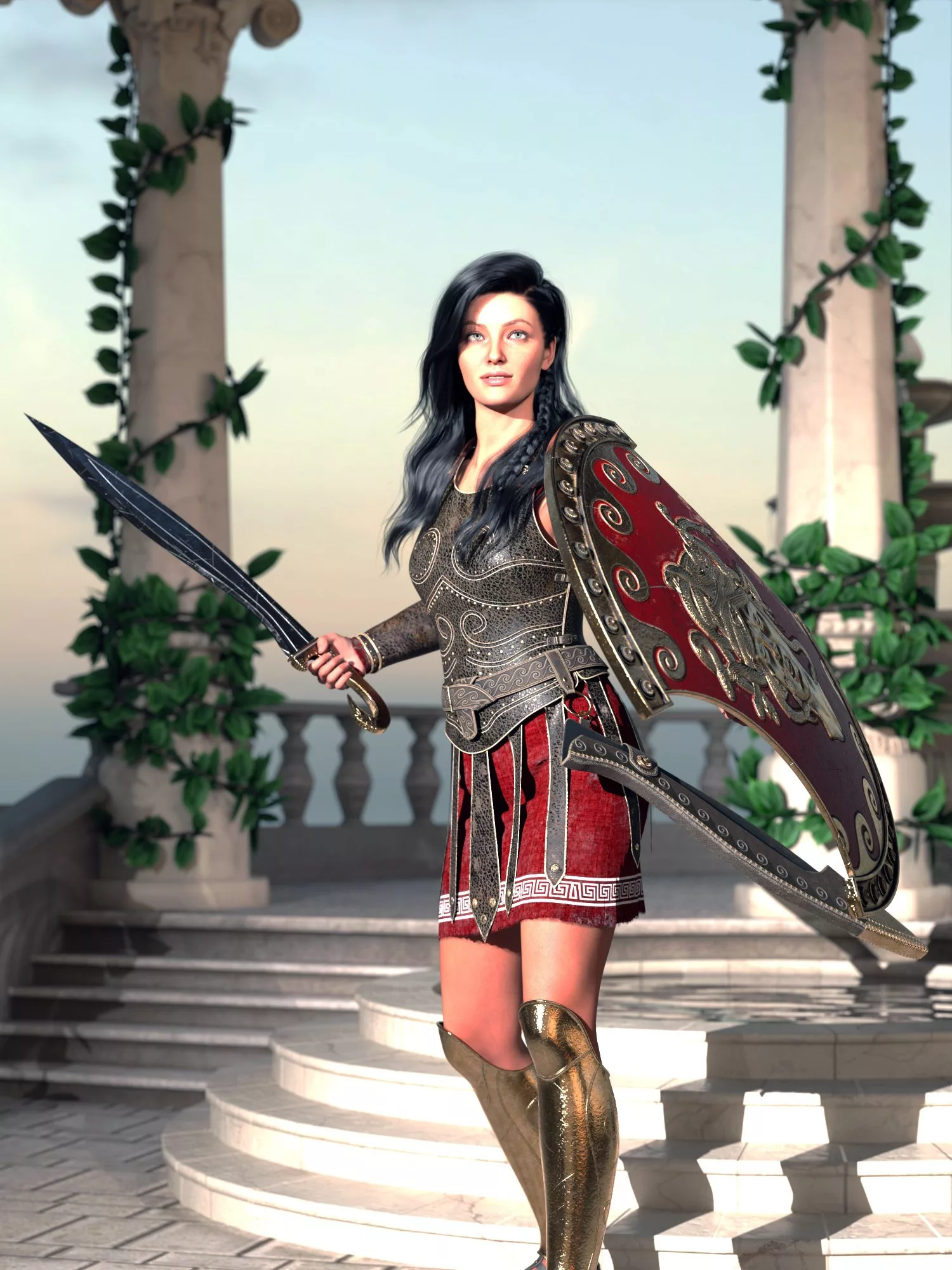 Ares Weapons for Genesis 8 and Genesis 8.1 Females