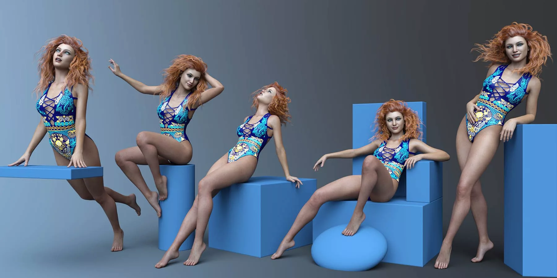 CDI Goddess Poses for Genesis 8.1 Female