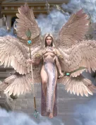 Celestial Angel Wearables and Wings Mega Set for Genesis 9