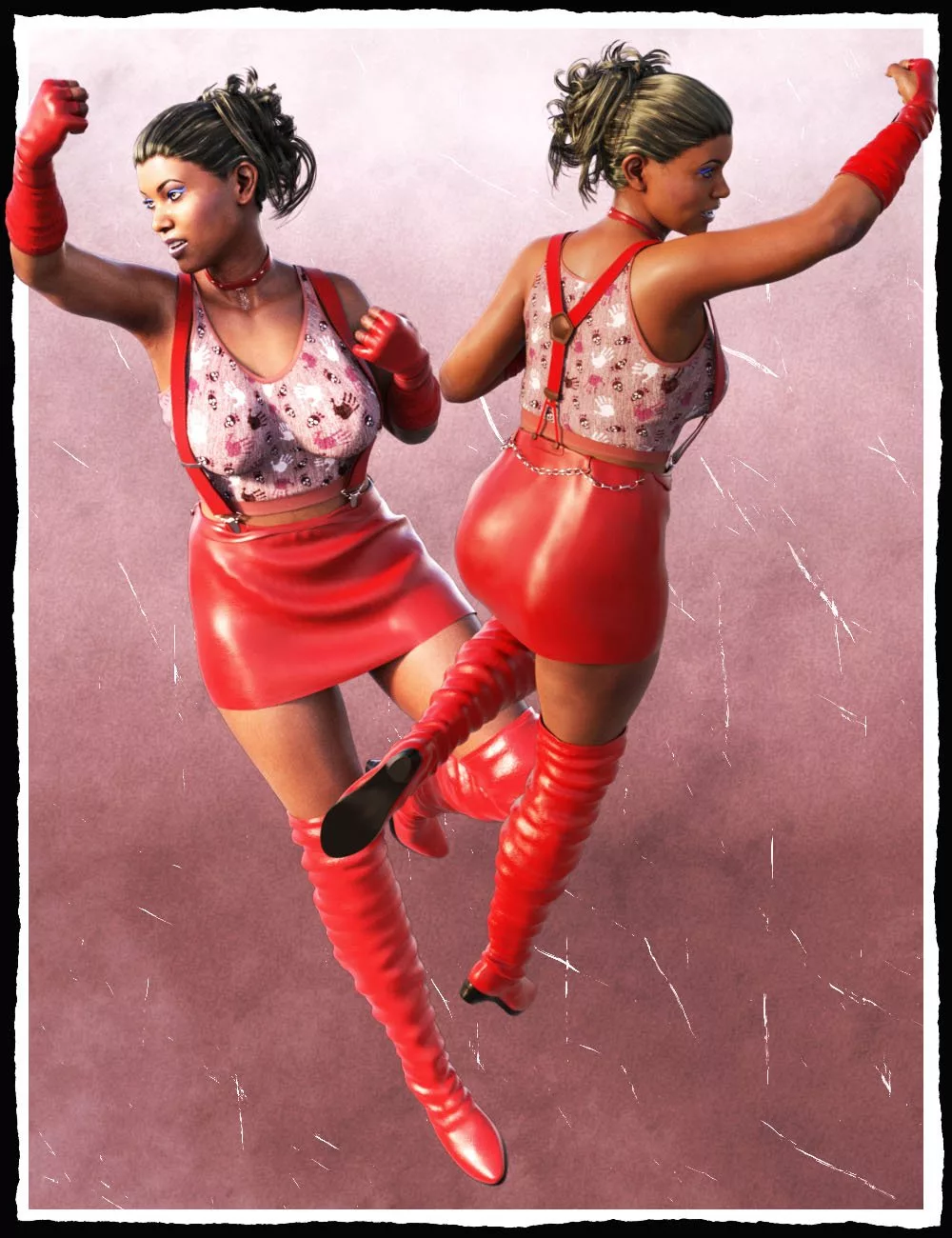 dForce Street Rogue Outfit for Genesis 8 Female(s)