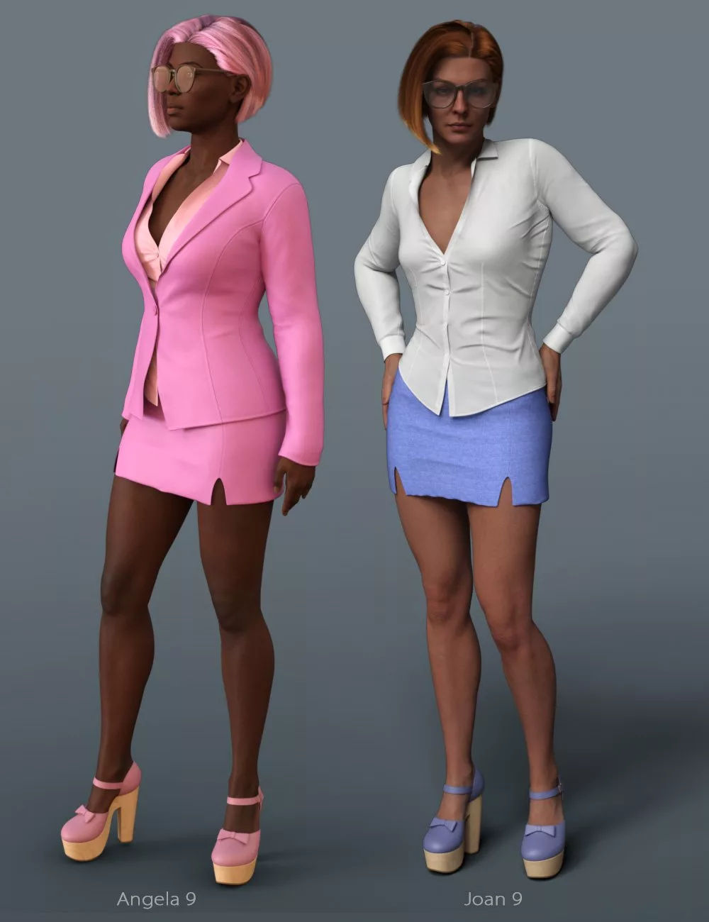 dForce Women's Office Outfit for Genesis 9