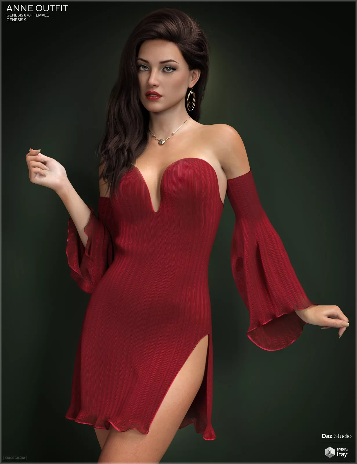 CGI Anne Outfit for Genesis 8-8.1F and Genesis 9