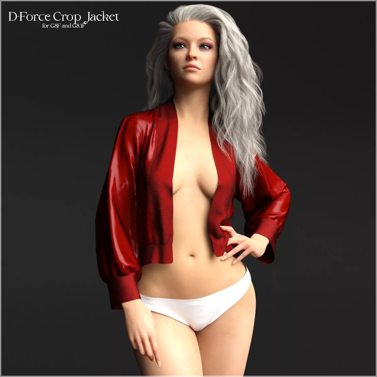 D-Force Crop Jacket for Genesis 8 Females