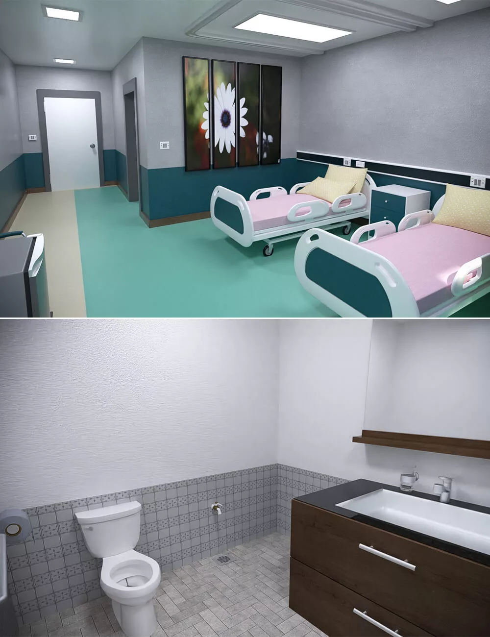 Hospital Double Ward